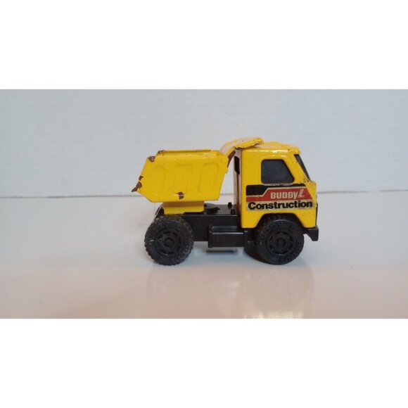 VTG 80's Buddy L Construction Yellow Dump Truck Diecast Vehicle - Picture 4 of 8